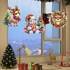 3Pcs Diamond Paintin Acrylic Christmas Reindeer Hanging Pendant Kits for Beginner