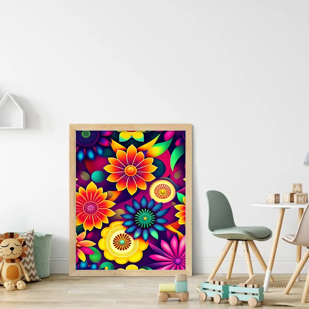 Full Round Diamond Painting 40*50cm - Flower