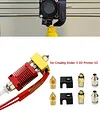 9x Assembled Extruder Hot End MK8 Nozzle for Ender 3 V2 3D Printer