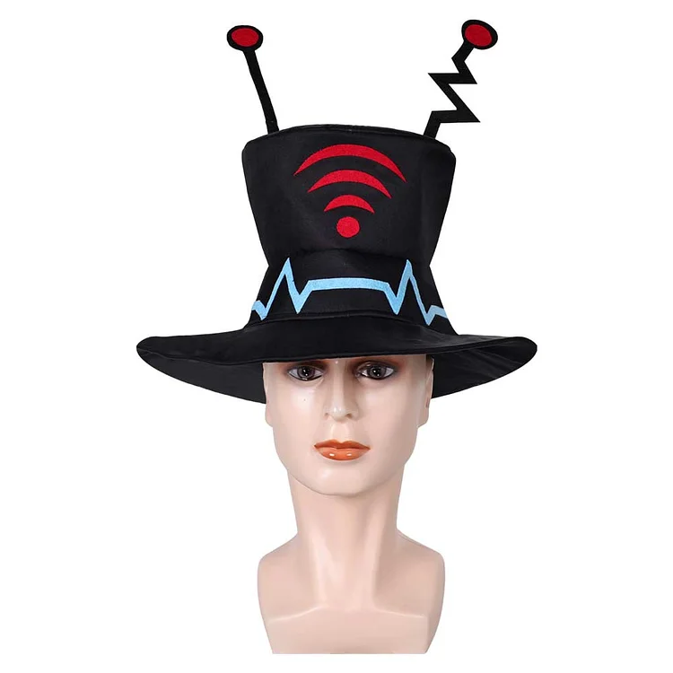 TV Helluva Boss 2 (2024) Vox Hat Cap Cosplay Hazbin Hotel Halloween Carnival Costume Accessories Props