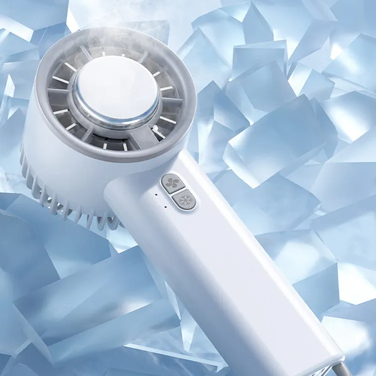 Ventilatore portatile con sistema di raffreddamento a ceramica ghiacciata