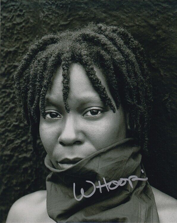 Whoopi Goldberg signed 8x10 Photo Poster painting in-person