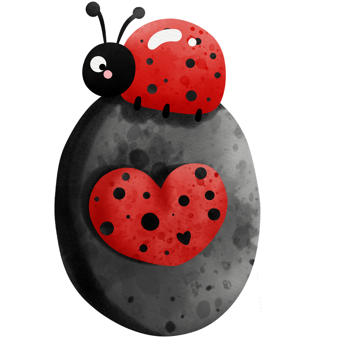 Diamond Painting - Full Round/Square Drill - Ladybug Alphabet(30*30 - 50*50cm)