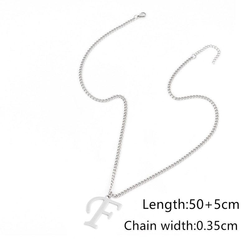 Retro Minimalist Classic Style Letter 201 Stainless Steel 304 Stainless Steel Men’s Pendant Necklace