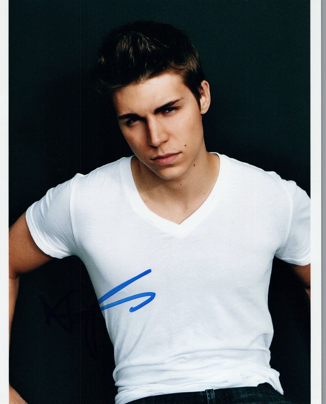 Nolan Gerard Funk Signed Autographed 8x10 Photo Poster painting Glee Awkward Actor COA VD