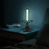 My World Diamond Sword Night Light Ornaments Color Changing Sword Minecraft Game Peripheral Gift Model Table Lamp Desktop Decoration