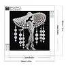 Elegante Dame - speziell geformte Diamond Painting - 30*30cm