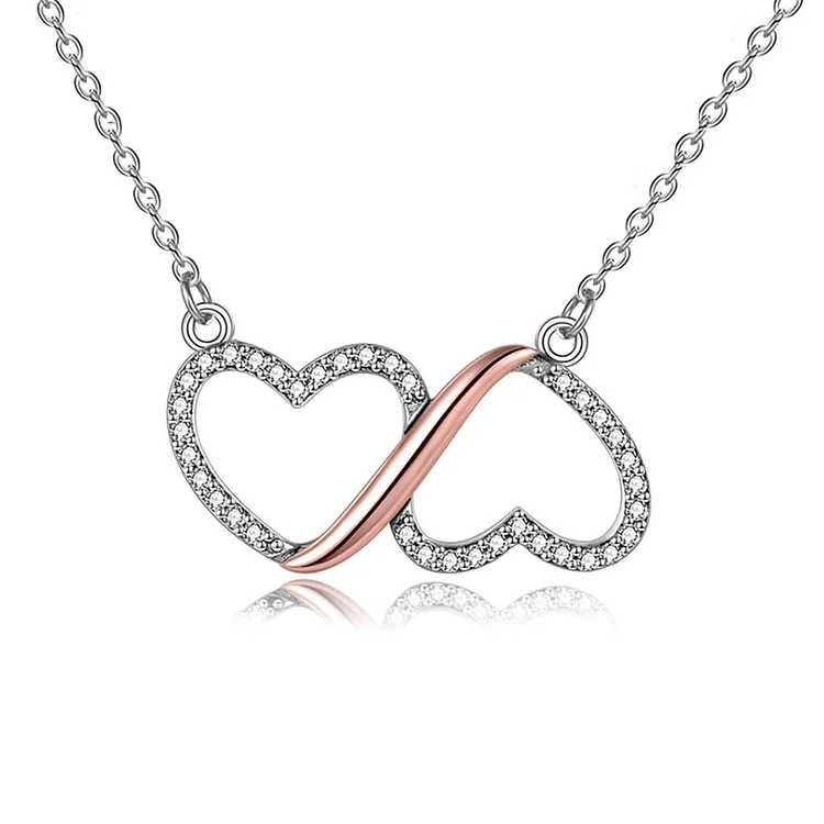For Friend - S925 Thank You For Being My Unbiological Sister Heart Necklace
