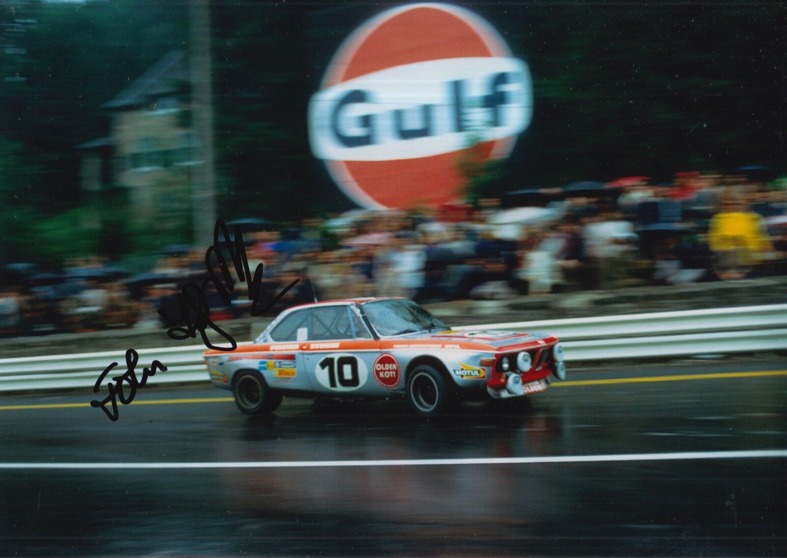 John Fitzpatrick Hand Signed 12x8 Photo Poster painting Ford Capri Le Mans 1.