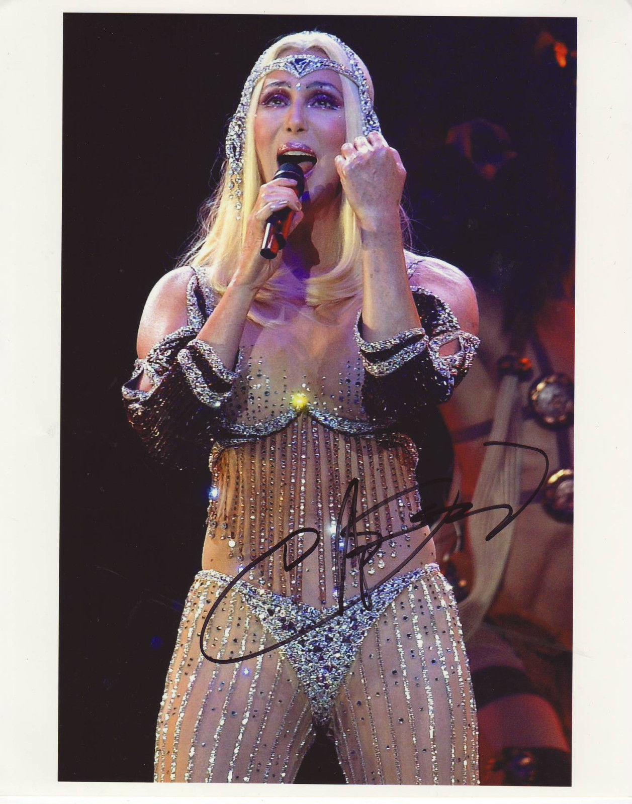 CHER AUTOGRAPH SIGNED PP Photo Poster painting POSTER