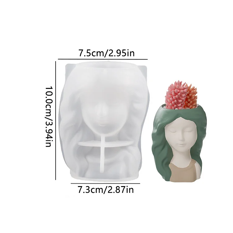 Scandinavian Style Candle Holder Succulent Planter Resin Mold CrazyMold