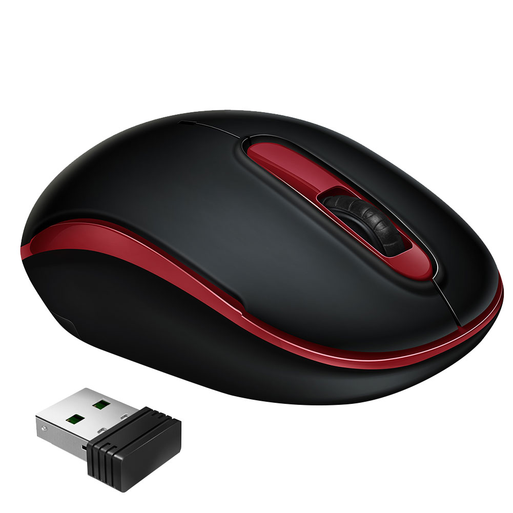 

Wireless Mouse Silent DPI Adjustable Optical Mice with 2.4GHz USB Receiver, 501 Original