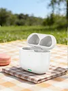For Airpods 4th Generation Wireless Charger Case Replacement USB-C/Wireless Charging BT Earphones Charging Box 450mAh Headphone Storage Charger Box Without Earbuds