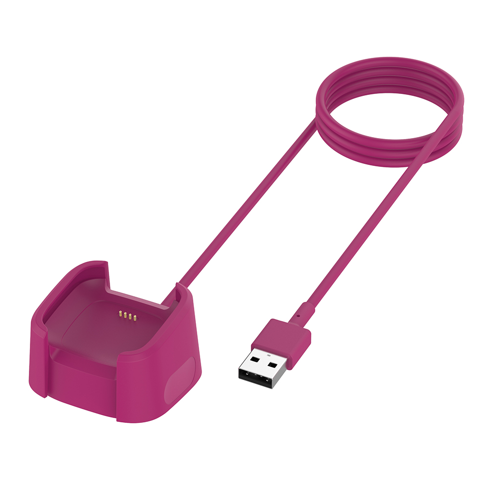 

USB Charger Cable for Fitbit Versa 2 Smart Watch Charging Adapter Cable, Purple, 501 Original