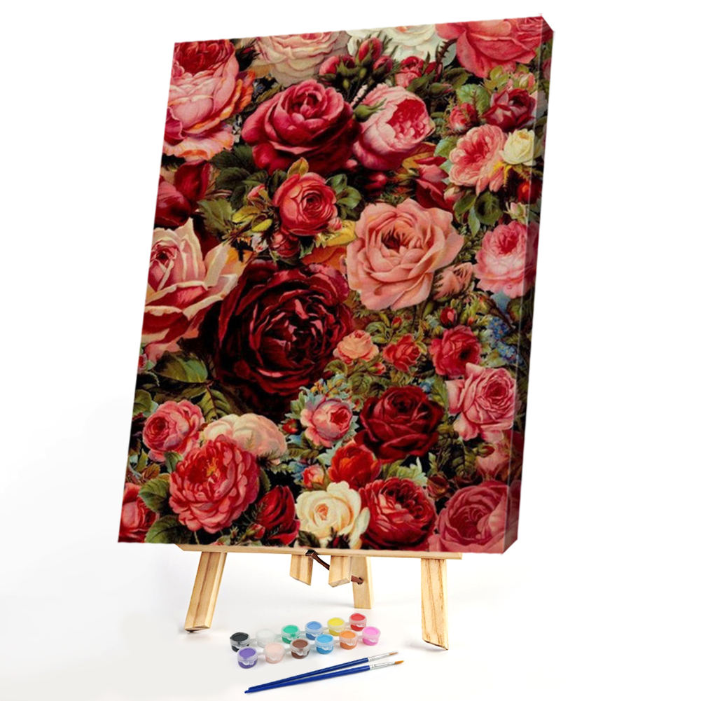 

40x50cm - Paint By Numbers Bloom Flowers, 501 Original