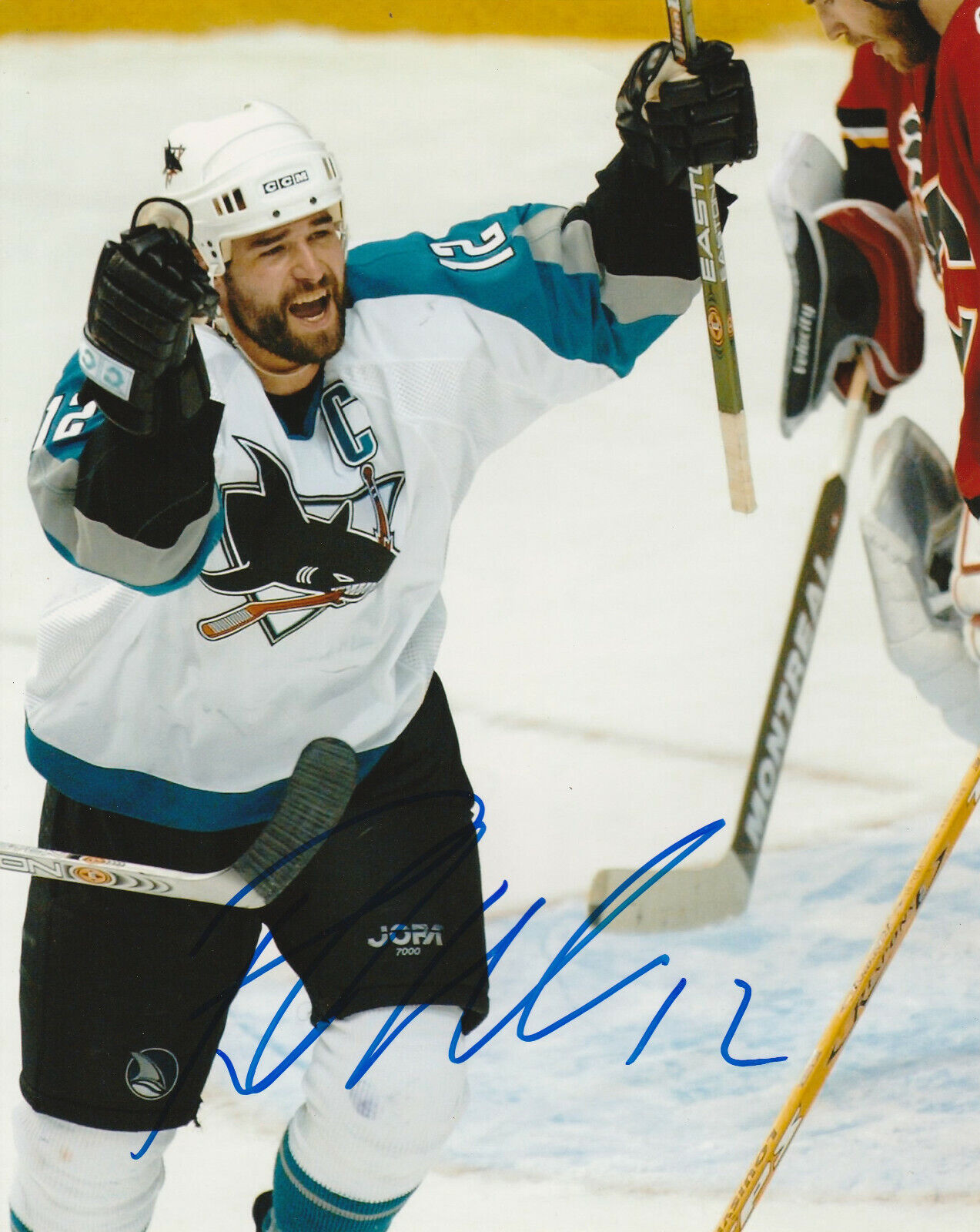 PATRICK MARLEAU SIGNED SAN JOSE SHARKS 8x10 Photo Poster painting #6 Autograph