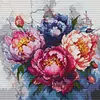 Peony-11CT Stamped Cross Stitch 56*56cm/22.05*22.05in tapestrymarket
