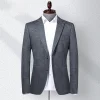 Men's Knitted Stretch Slim Fit Casual Blazer