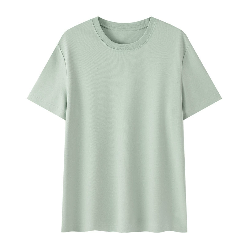 2025 Men’s Summer Slim Fit Solid Color Short Sleeve T-Shirt