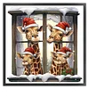 Christmas Giraffe - 18CT Counted Cross Stitch 30*30cm/11.81*11.81in