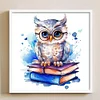 Owl - 18CT Stamped Cross Stitch 25*25cm/9.84*9.84in