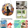 Autumn Halloween DIY Diamond Painting Acrylic Special Shape Pendant Hanging Kit