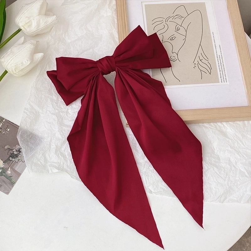 Women’s Sweet Minimalist Bow Knot Cloth Hair Clip