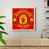 Fußball Manchester United - Runde Bohrmaschine Diamantmalerei - 35 * 35cm