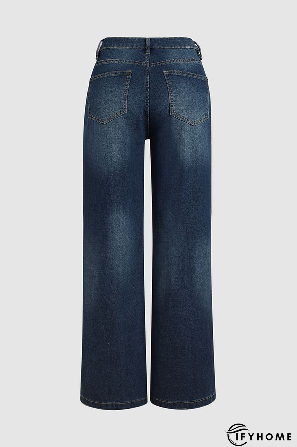 Denim Casual Loose Plain Jeans | IFYHOME