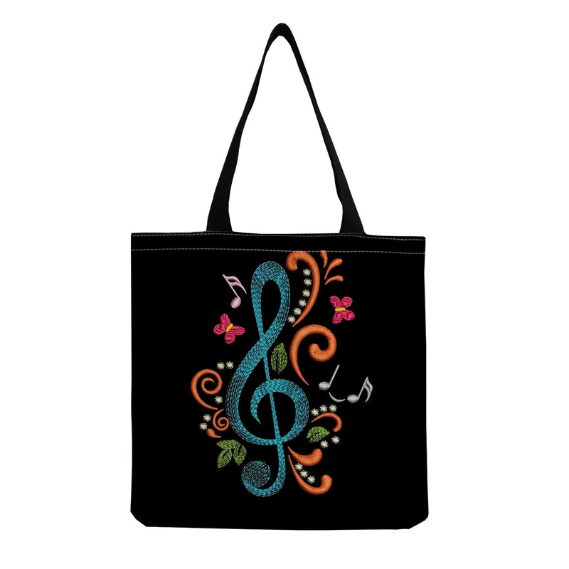 Source Piano Printed Casual Bag Harajuku Style Fashion Shoulder Bag Student Large Capacity Handbag