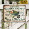 Personalized Garden Market Customized Classic Metal Signs