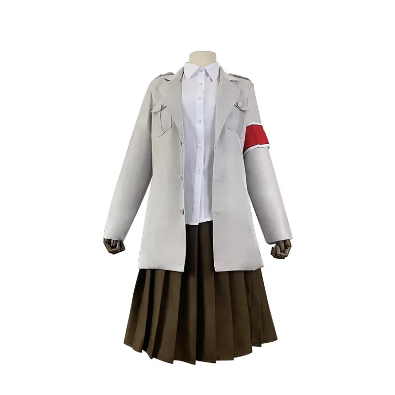 [Wetrose] In Stock Pieck Finger Cosplay Costume Attack on Titan The Cart Marley Coat Last Final Season Full Set