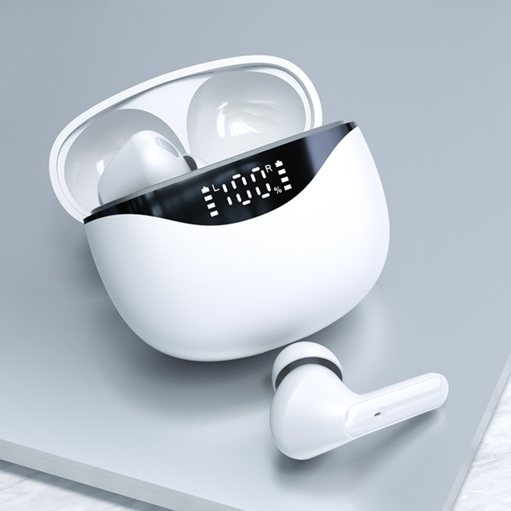 

TWS Wireless Headphone Stereo Bluetooth-compatible 5.1 Earbuds Earphones, White, 501 Original