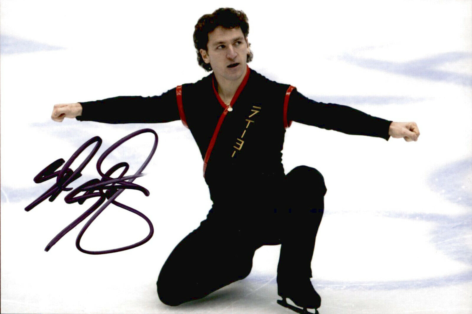 Elvis Stojko SIGNED 4x6 Photo Poster painting Figure Skating OLYMPIC SILVER MEDALIST #11