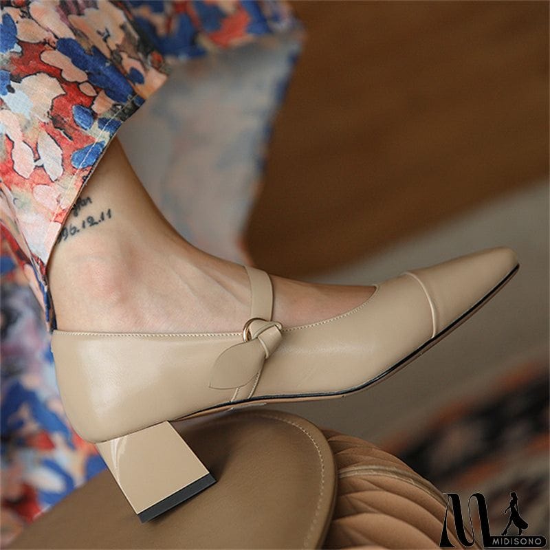 MidiSono - Fashionable Elegant Pretty Contrast Color Pumps For Women