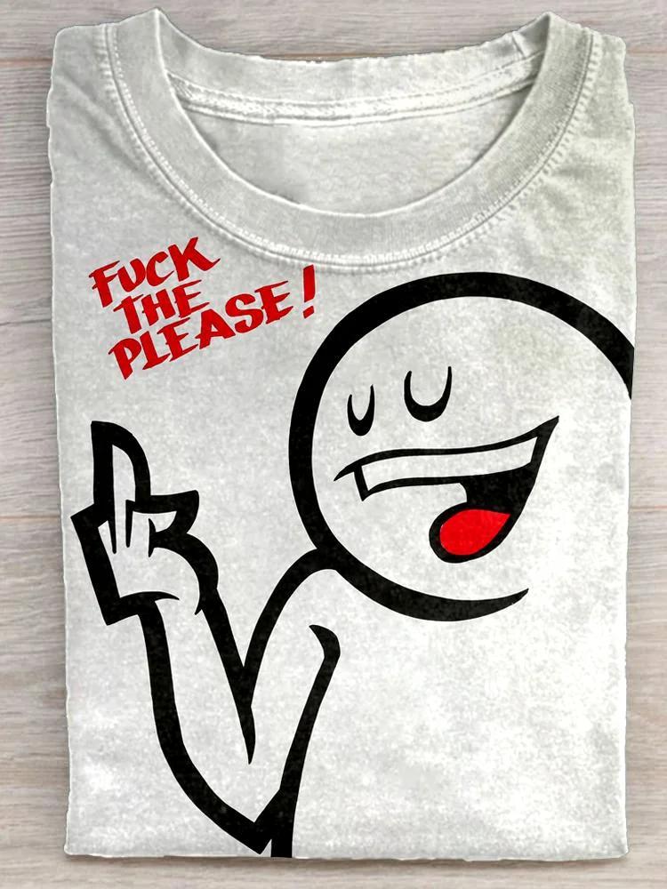 Eagerlys  Fuck The Please T-shirt Eagerlys