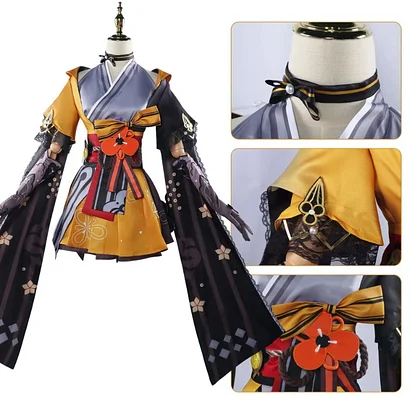 [Wetrose] Chiori R Version Genshin Impact Cosplay Costume Тиори Chioriya Boutique Tailor Kimono Wig Full Set