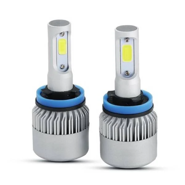 60W 6000K H11 / H9 / H8 White COB Low Beam LED Headlight Bulb