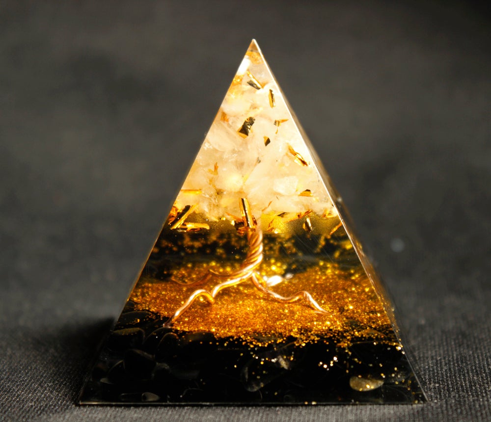 

Orgone Pyramid Chakra - Tree of Life, 501 Original