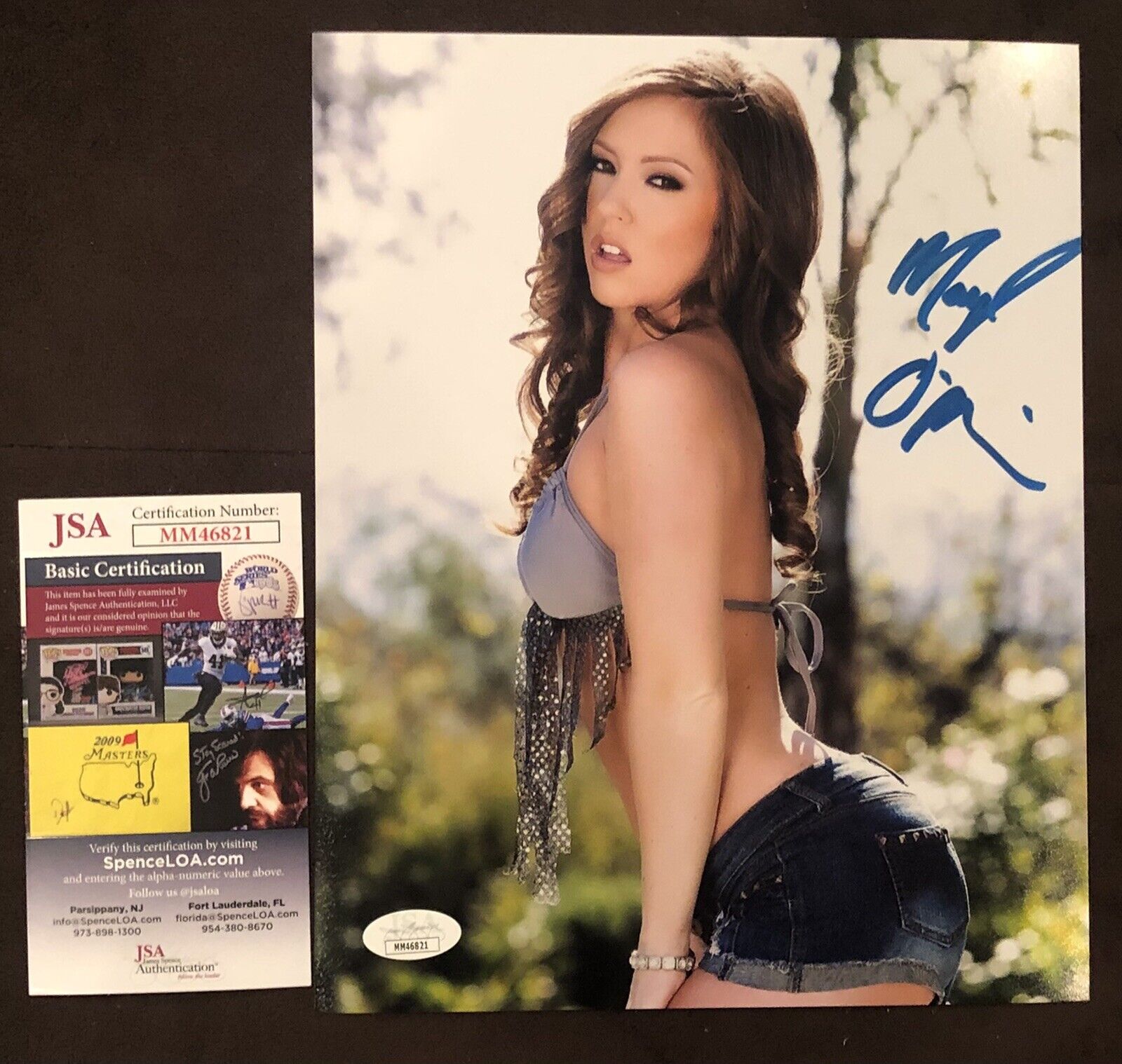 Maddy O'Reilly Signed 8x10 Photo Poster painting ADULT STAR AUTOGRAPH Naughty America JSA Rare