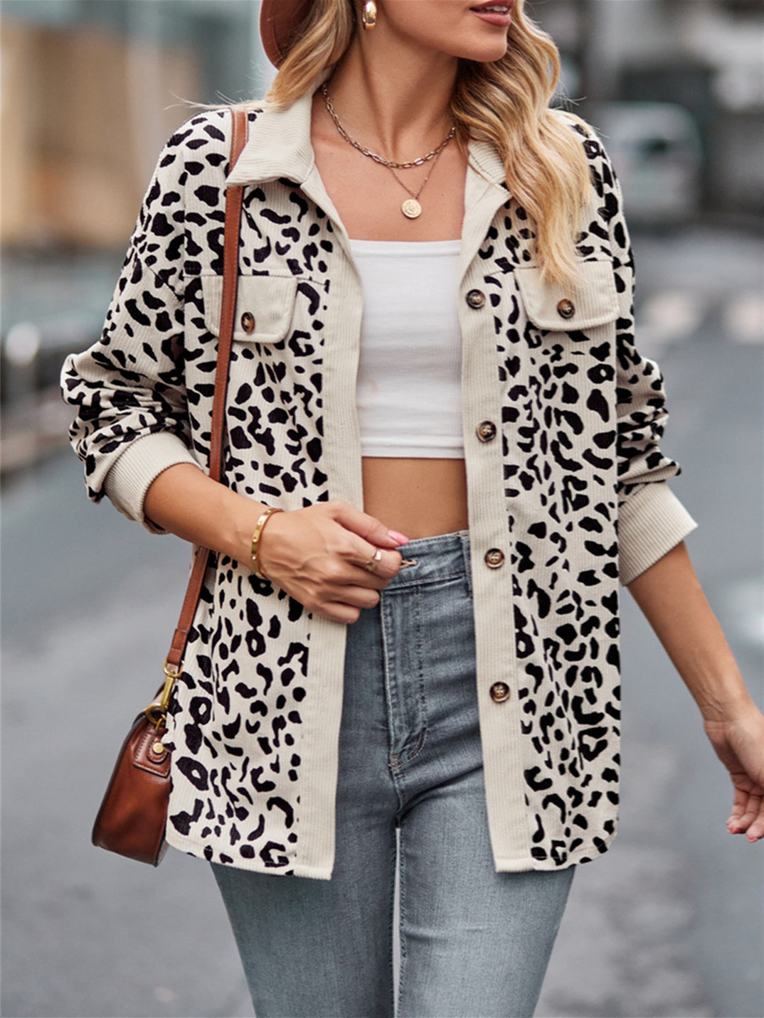 Women Long Sleeve V-neck Graphic Floral Printed Top