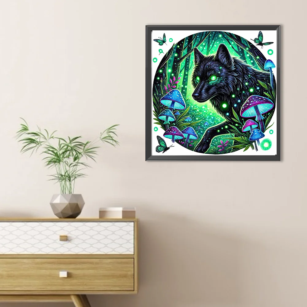 Diamond Painting - Full Round Drill - Wolf(Canvas|30*30cm)