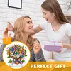 (US Local)Flower Double Sided Effect Table Top Diamond Painting Desktop Ornaments Kit (Pencil)