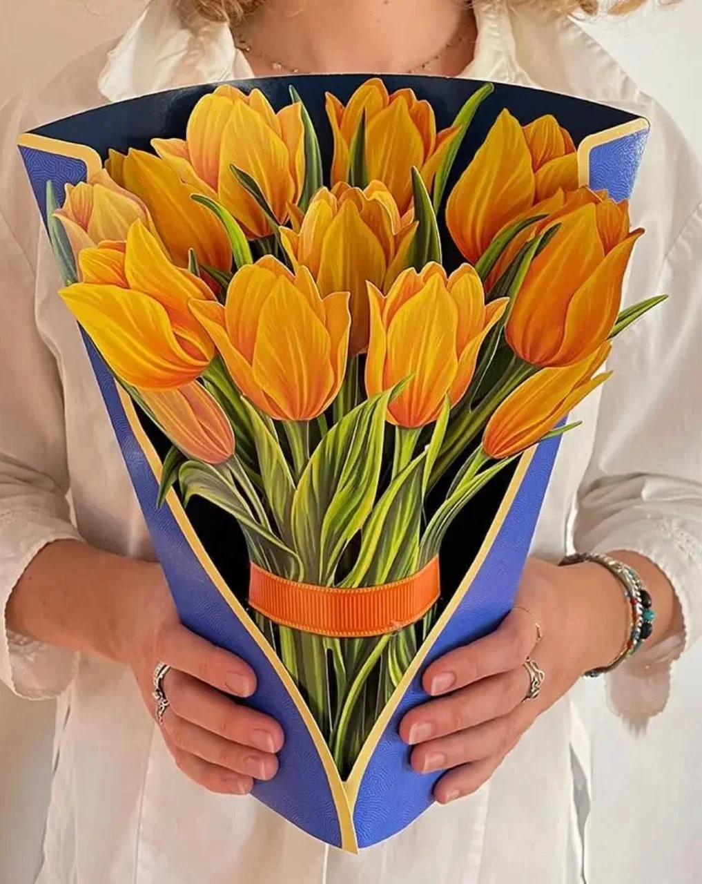 3D Forever Flower Paper Pop Up Cards
