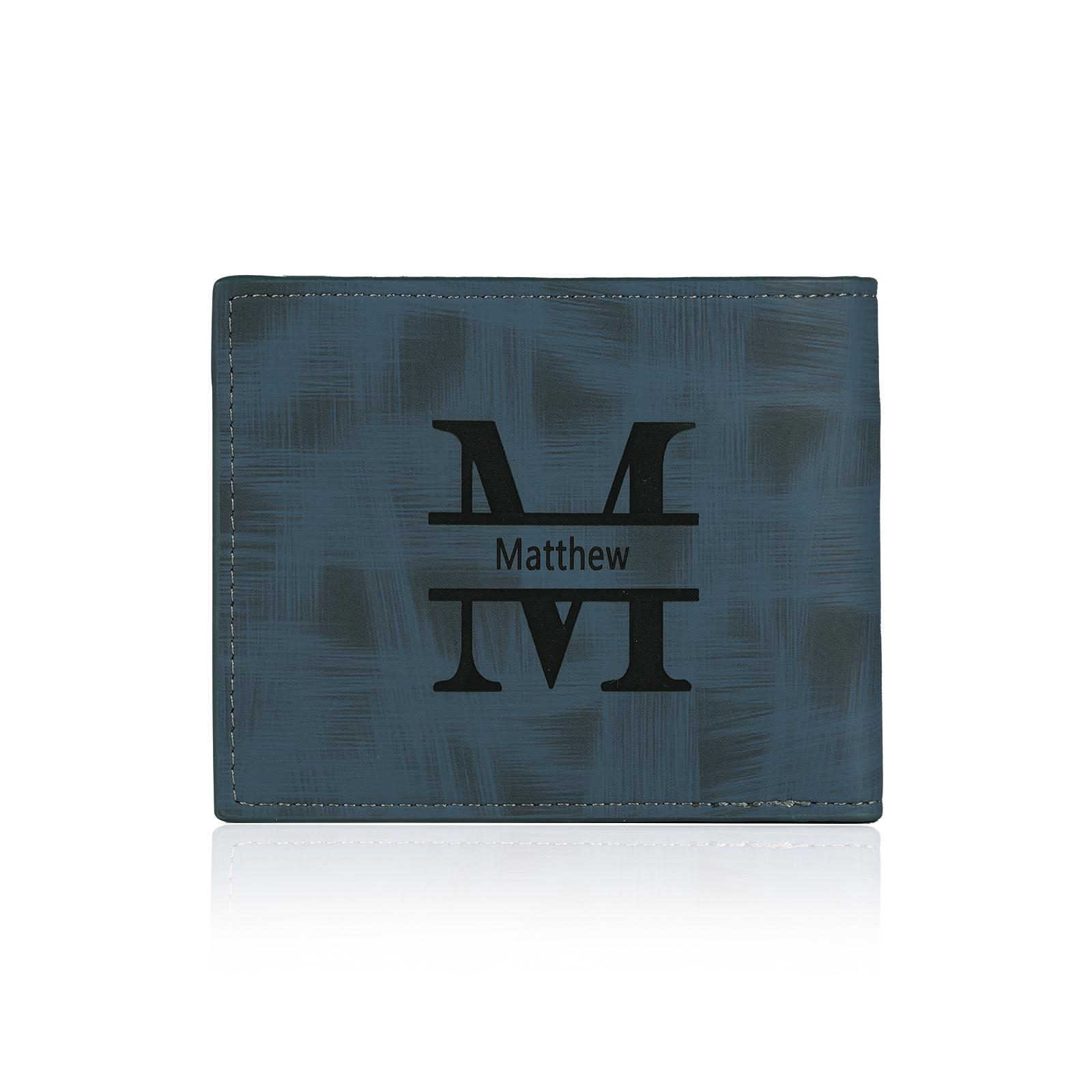 Portefeuille Classique 1 Prénom et Lettre Personnalisés avec Photo Porte-Monnaie Carte