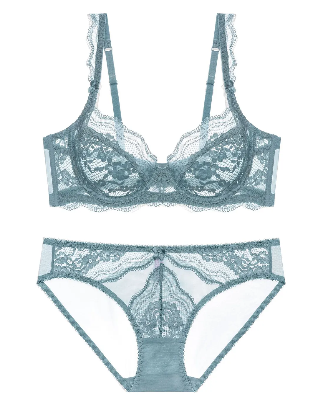 Churchf Red Bra Sexy Lace Lingerie Suit Female High Feeling Without Trace Pure Small Breast Gathering Bra Thin