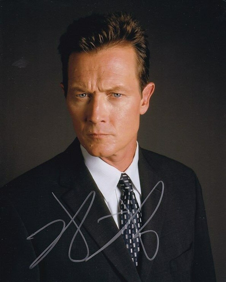 Robert patrick signed autographed the x-files john doggett Photo Poster painting