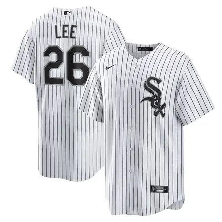 Men's Chicago White Sox #26 Korey Lee  White Home Replica Jersey