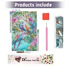 Some Parrots Full DIY 5D Round Drill Diamond Art Kits Large Size 40*60cm Diamond Dots Paintings Picture Arts Craft Diamond Crystal Rhinestones Painting Kits for Adults/Beginners Gift Idea