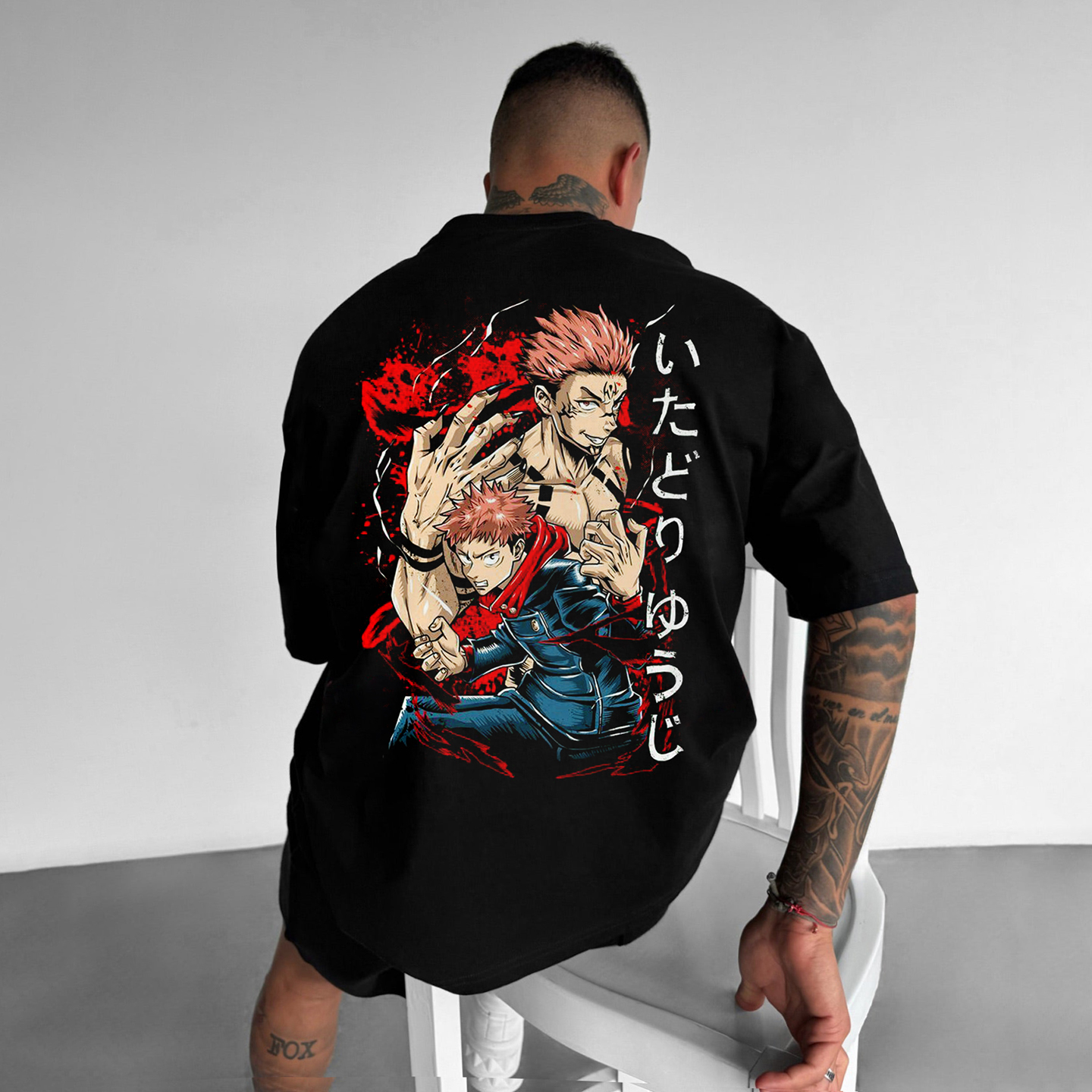 Unisex Casual Anime Print T-shirt Jujutsu Kaisen T-shirt
